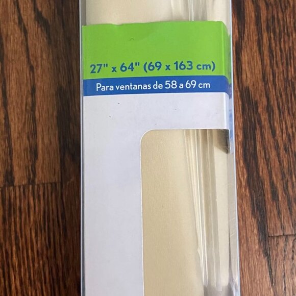 Brand New 27" x 64" Cordless Kenney Insulating Roman Shade Khaki NIB - Picture 2 of 10